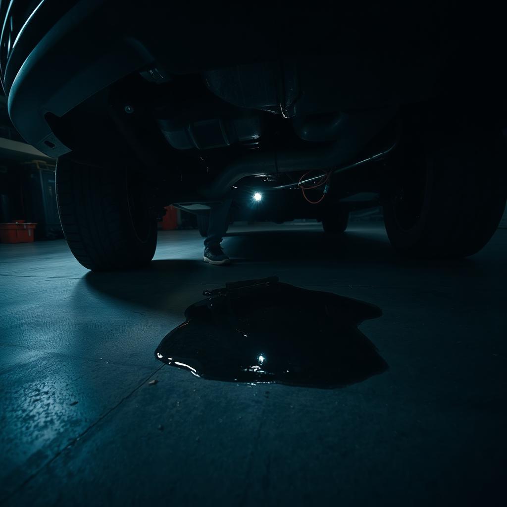 Perte de liquide sous la voiture : comment reconnaître la fuite ?